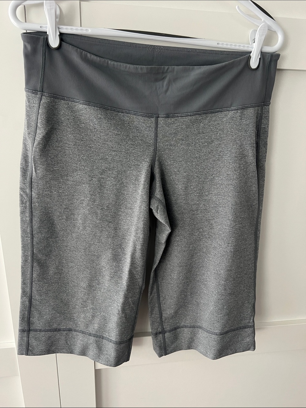 lululemon athletica Gray High-Rise Bike Shorts